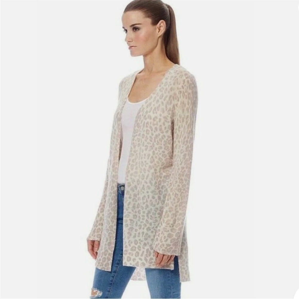 360 Cashmere Sophie Leopard Cardigan